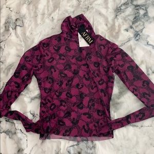 AFRM Long Sleeve Mesh Top